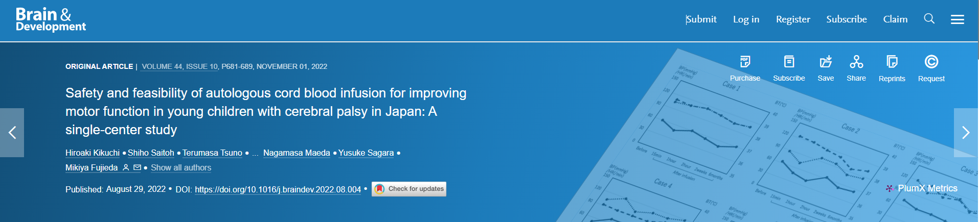干細胞移植可改善腦癱幼兒的運動(dòng)功能的臨床研究