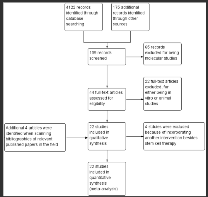 圖1.顯示記錄識別、篩選和研究納入過(guò)程的流程圖。