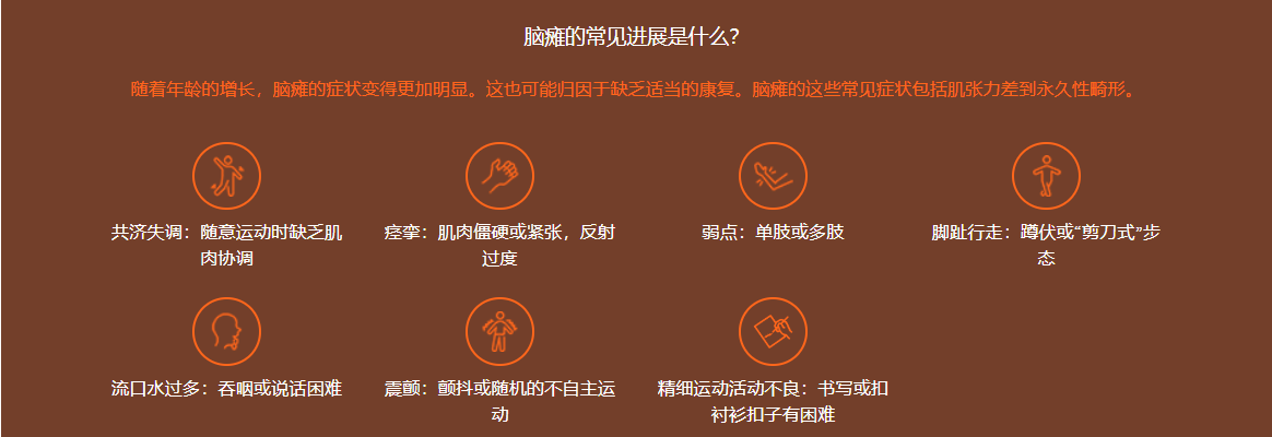 腦癱的常見(jiàn)進(jìn)展是什么？