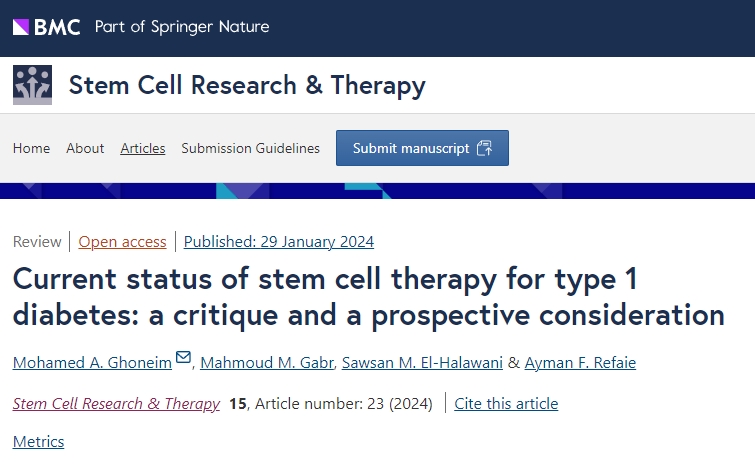干細胞治療1型糖尿病的現狀：我們未來(lái)期盼什么？