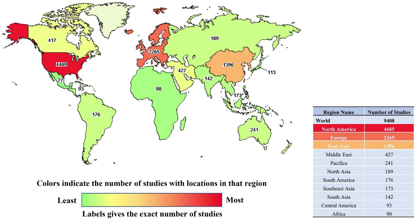 圖2：截至2022年，在ClinicalTrials.gov上注冊的干細胞治療 (SCT) 臨床試驗數量。