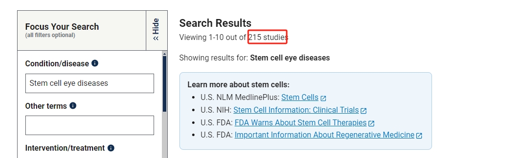 干細胞治療眼部疾病的臨床研究進(jìn)展 干細胞治療眼部疾病的臨床研究進(jìn)展