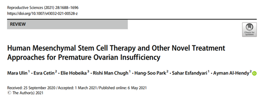 2021年干細胞治療卵巢早衰臨床案例 2021年干細胞治療卵巢早衰臨床案例