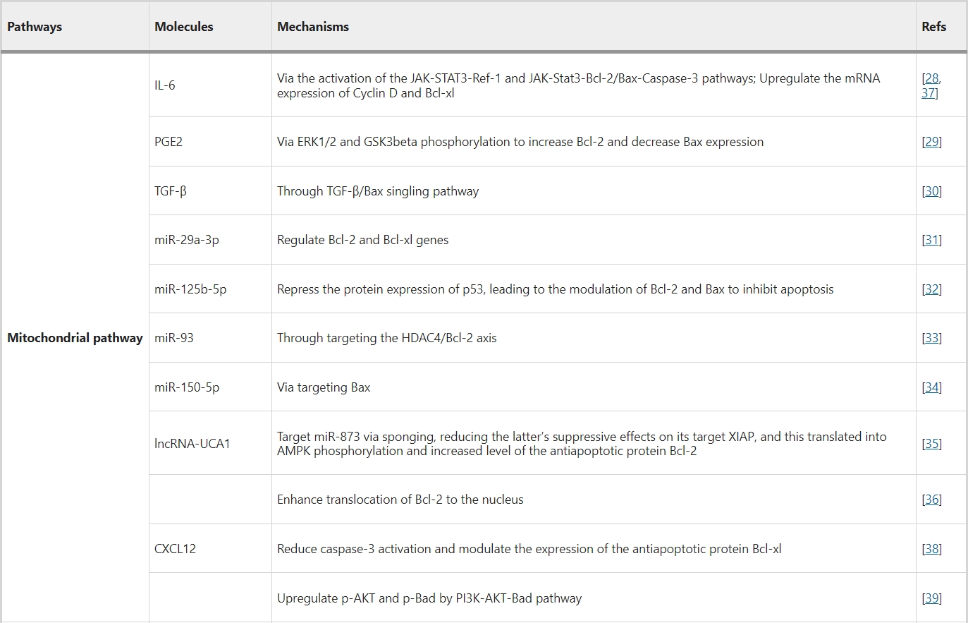 內源性途徑(線(xiàn)粒體通路) 內源性途徑(線(xiàn)粒體通路)
