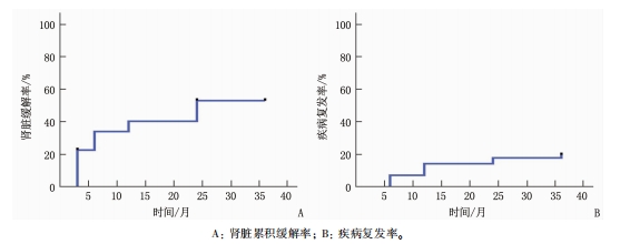 總生存率、腎臟緩解率及復發(fā)率