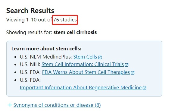 干細胞治療肝硬化臨床研究進(jìn)展