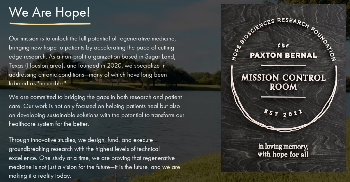 希望生物科學(xué)開(kāi)展干細胞治療特發(fā)性關(guān)節炎的II期臨床試驗