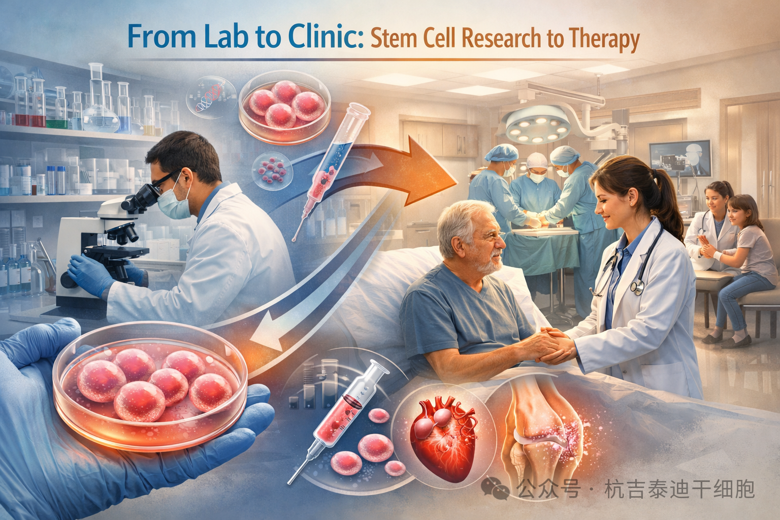 從實(shí)驗室到臨床:干細胞研究如何轉化為治療 從實(shí)驗室到臨床:干細胞研究如何轉化為治療