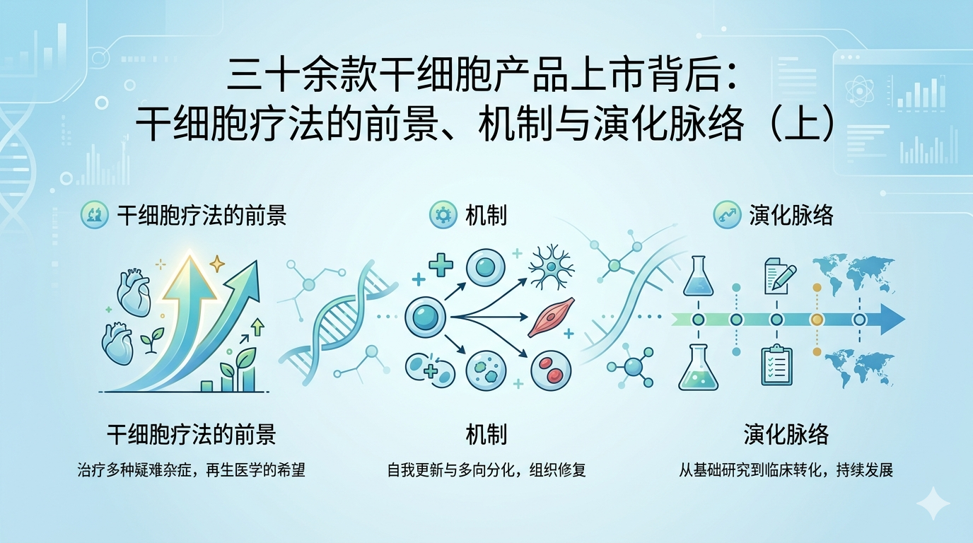 30余款干細胞產(chǎn)品上市背后：干細胞療法的前景、機制與進(jìn)展脈絡(luò )（上）