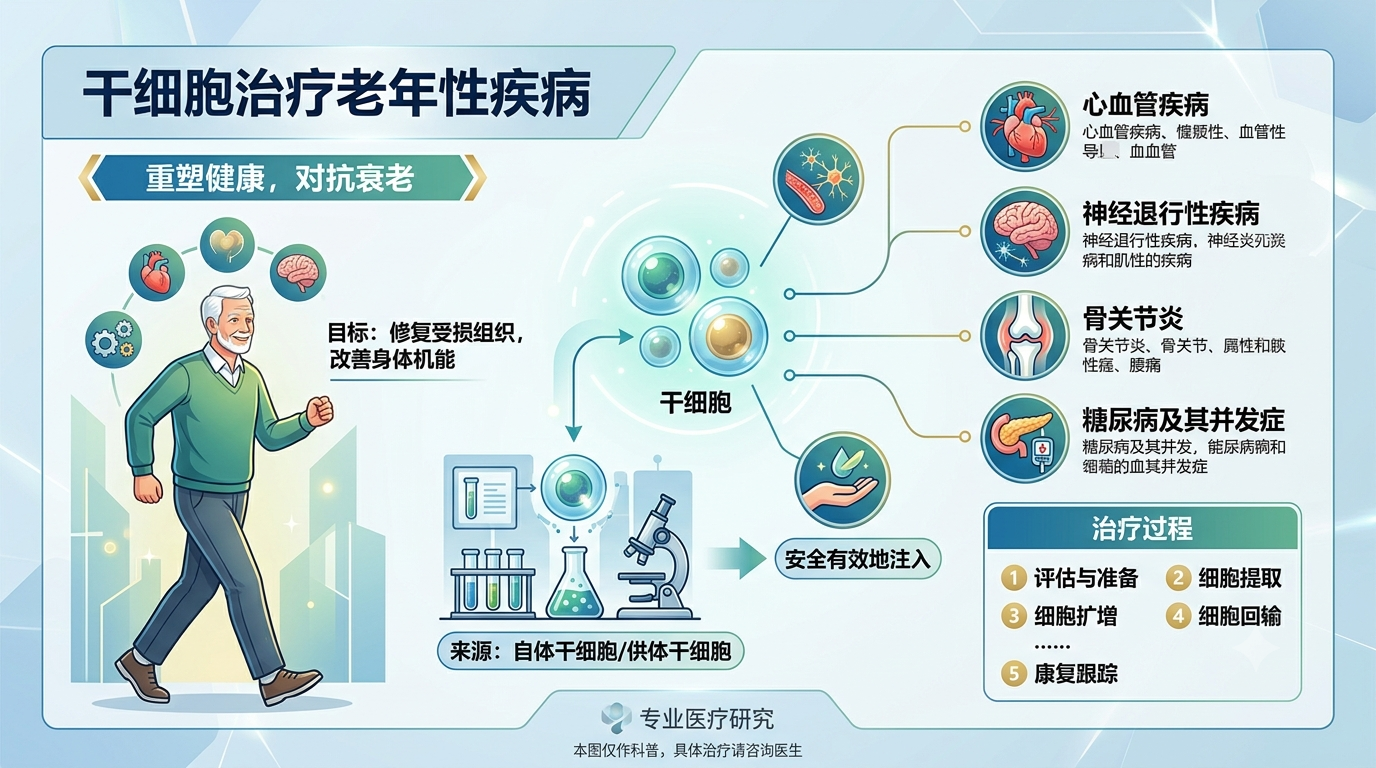 2023-2025年干細胞治療老年疾病臨床試驗進(jìn)展：34項研究系統分析