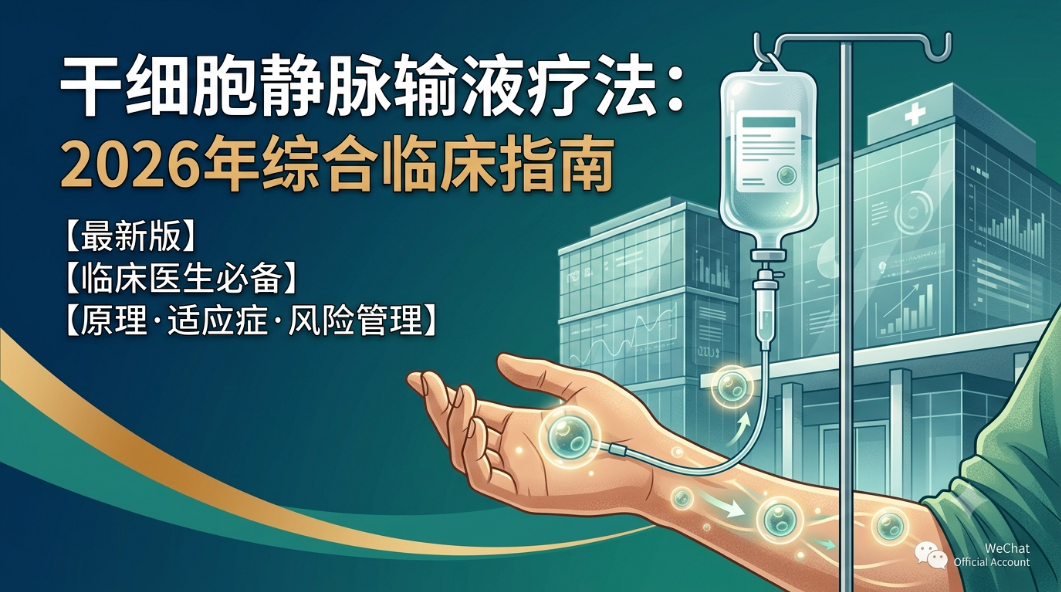 干細胞靜脈輸液療法：2026年綜合臨床指南