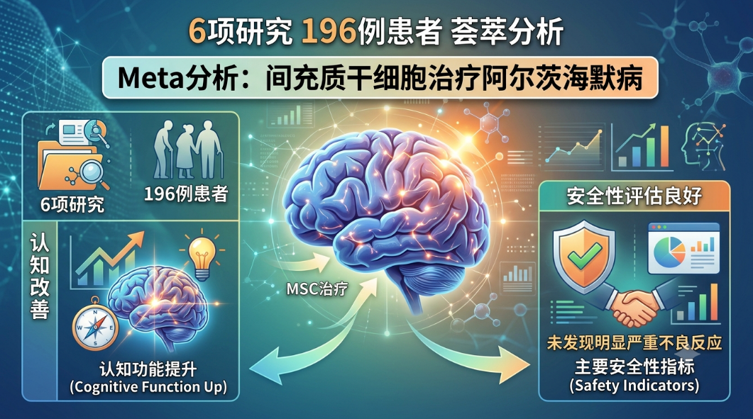 低劑量反而效果更好？解讀2026最新干細胞治療阿爾茨海默病循證證據